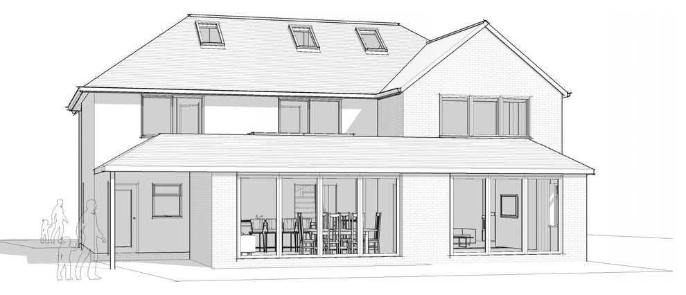 Two Storey Front & Rear Extension With Internal Remodelling On A 1960s Property