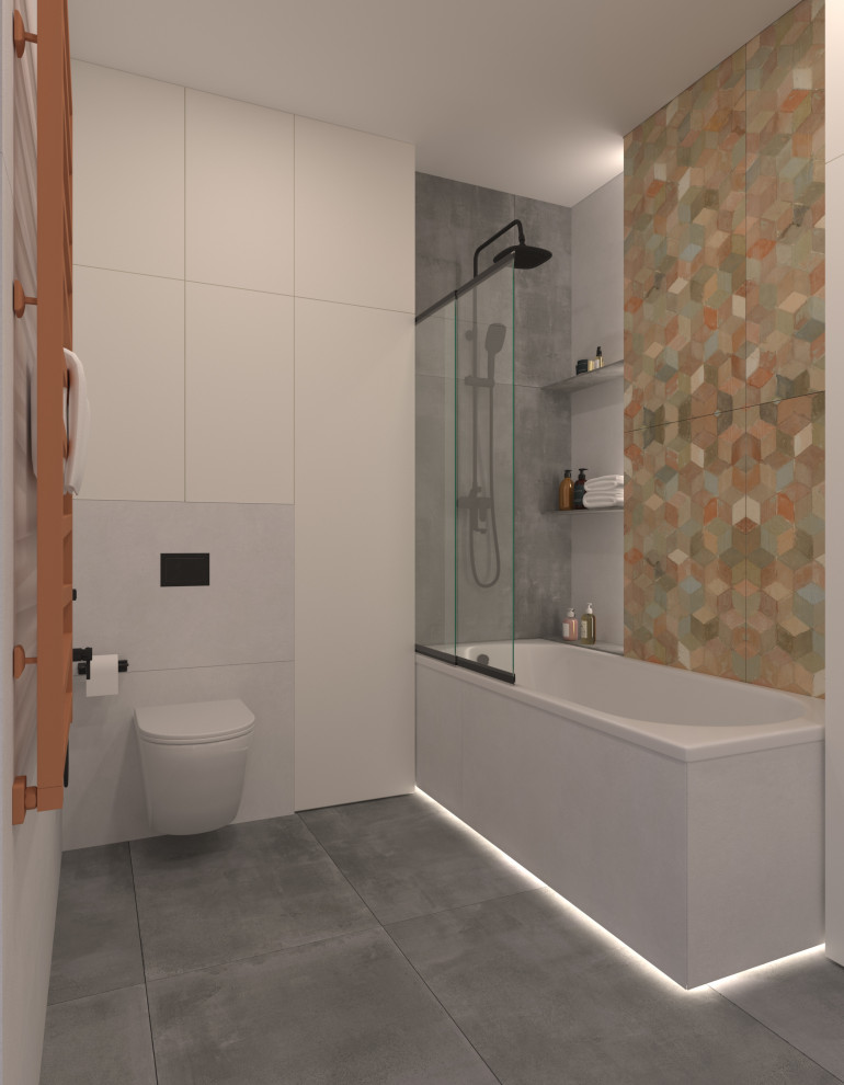 Загородный дом с ярким интерьером