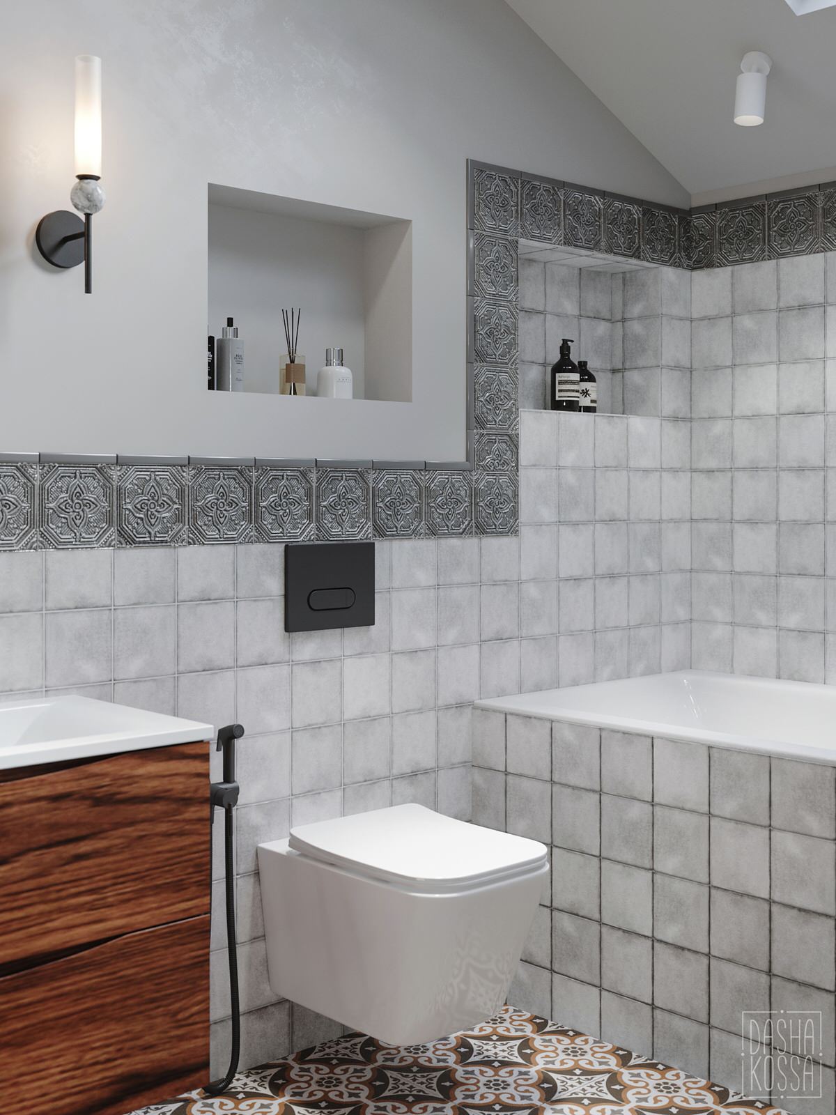 Двухуровневая квартира, шоу рум для девелоперов