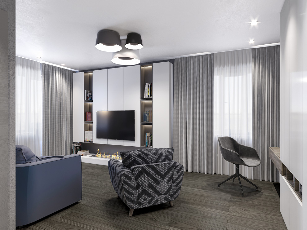 Дизайн однокомнатной хрущевки (ул.П.Савельевой)