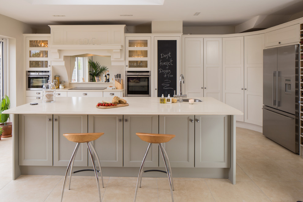 Inspiration for a transitional kitchen remodel in Dublin