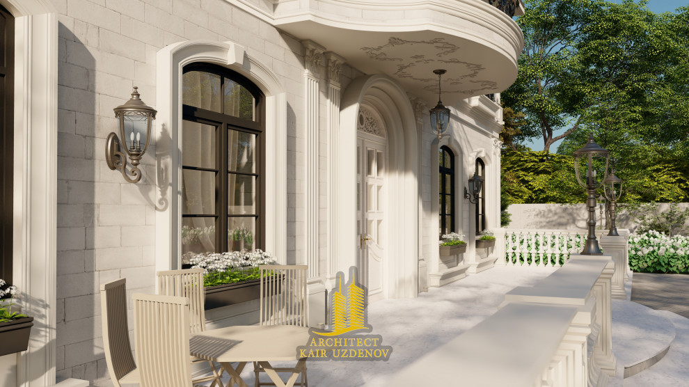 Проект дома в стиле Французский ренесанс