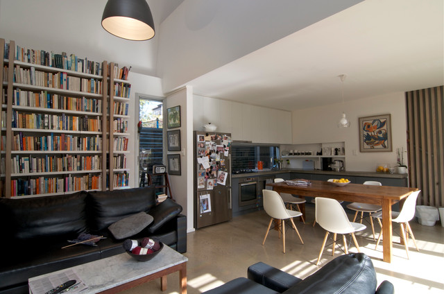 library eclectic-kitchen