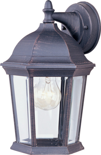 Builder Cast 1-Light Outdoor Wall Lantern, Black ...