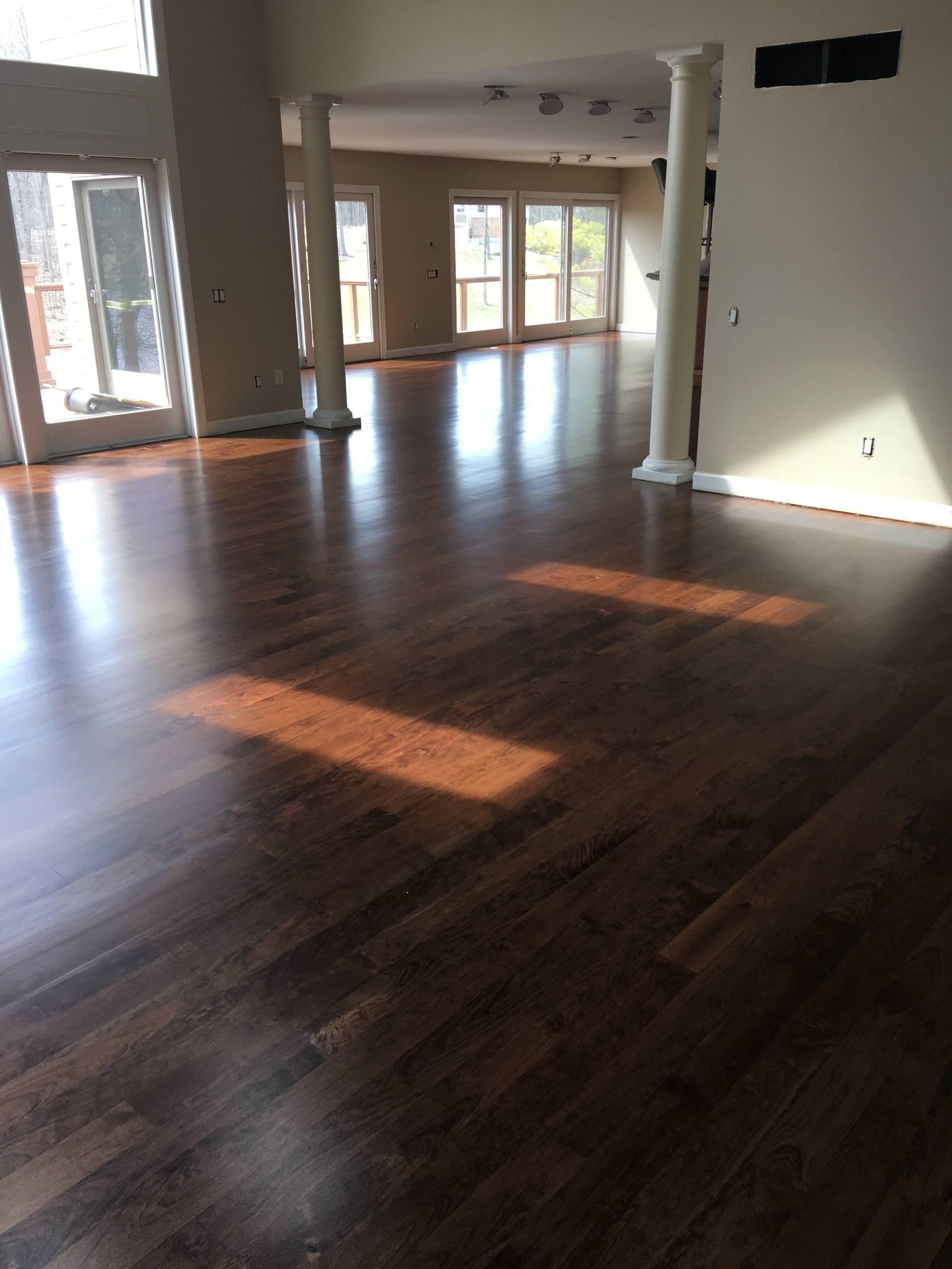 Oxbow Lake Hardwood Flooring and Windows