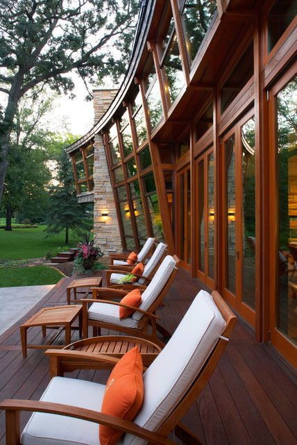 Contemporary Minnesota Home contemporary-terrace