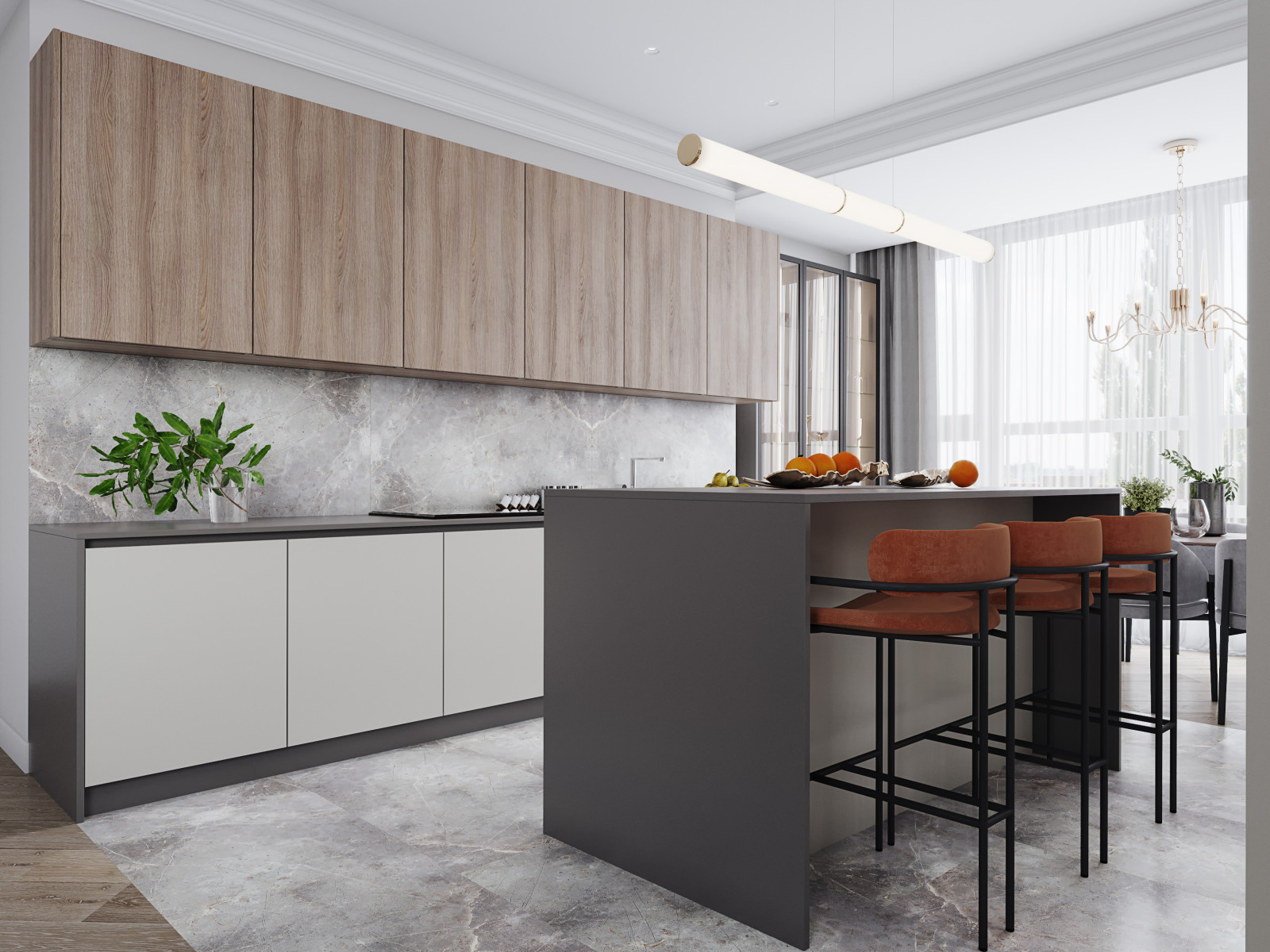 Кухня-гостиная