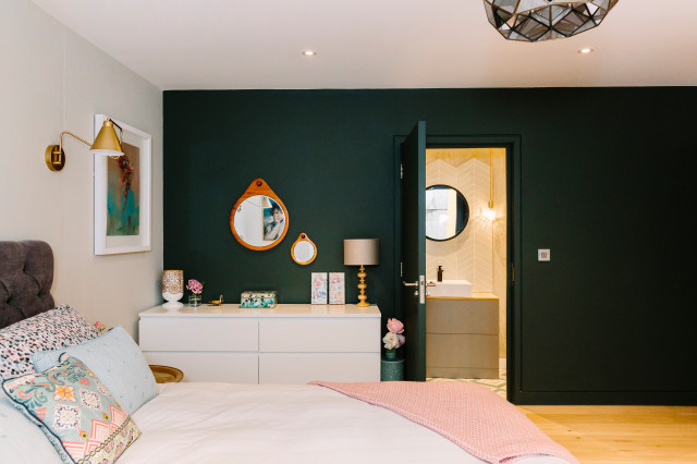 Lucy's cosy and modern home eclectic-bedroom