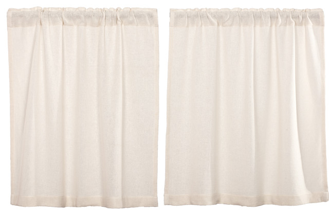 Rustic Kitchen Curtains Vhc Burlap, White Tier Curtains