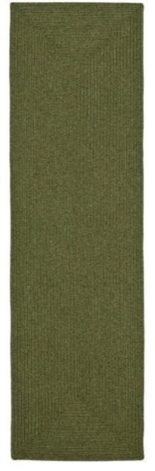 Safavieh Hand-woven Country Living Reversible Green Braided Rug (2'3 x 8')