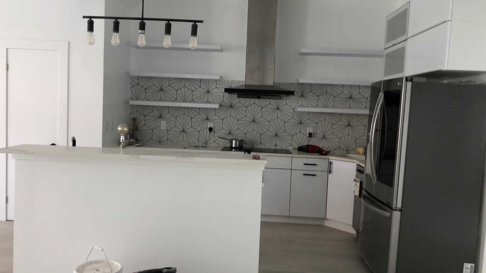 Downtown Jersey City Modern Kitchen