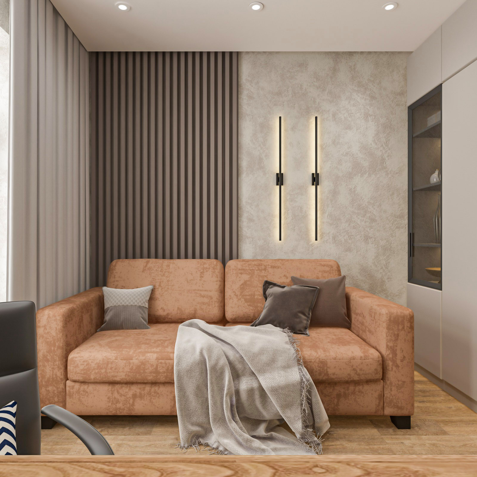 Дизайн-проект квартиры. 2022. Площадь 77,8 м.кв.