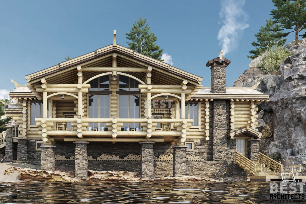 ПРОЕКТ | БАННЫЙ КОМПЛЕКС У ВОДЫ | BATH COMPLEX AT WATER