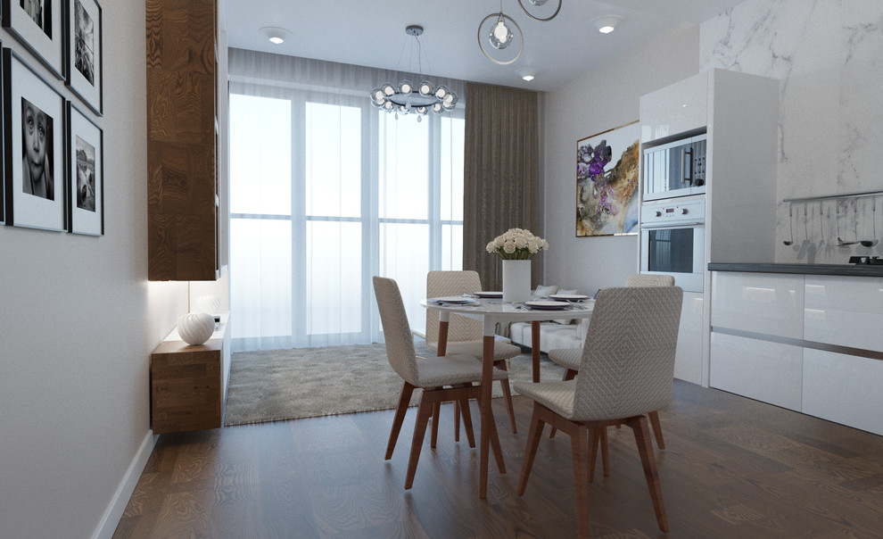 Гостиная  в ЖК GreenPark в г.Уфа