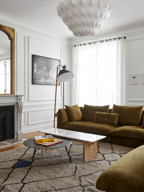 Paris 17 260m&sup2; contemporary-vardagsrum