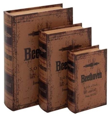 Set of 3 Beethoven Themed Book Box