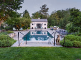 Transitional Pool by Everett Garden Designs