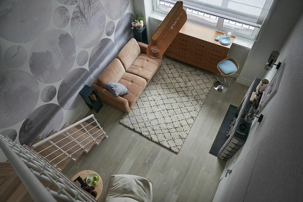 Гостиная с камином