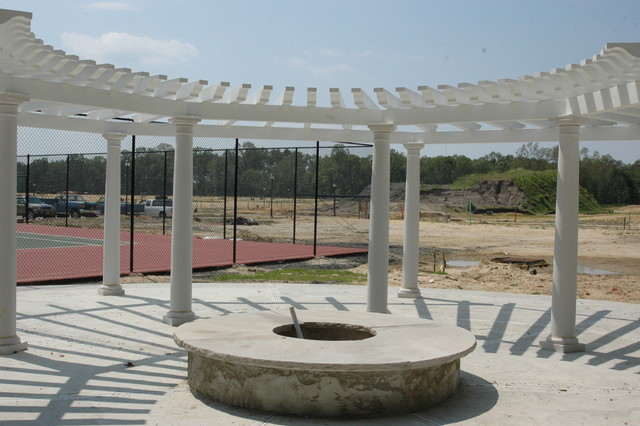 Firepit Pergola - Traditional - Patio - New York - by Structural