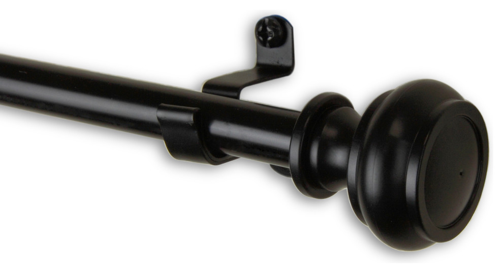 Teapot 7/16" Cafe Curtain Rod Traditional Curtain Rods by Rod