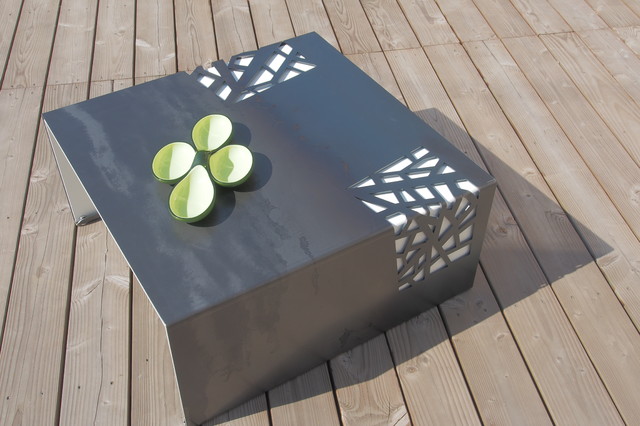 Table basse moderno-terraza-y-balcon