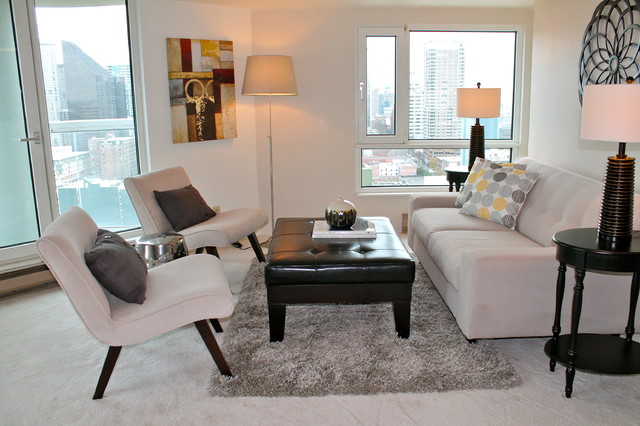 Downtown Condo classique-chic-salon
