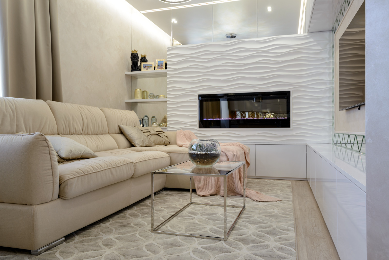 2018г. Фото квартиры 80 м2 в ЖК "Оазис"