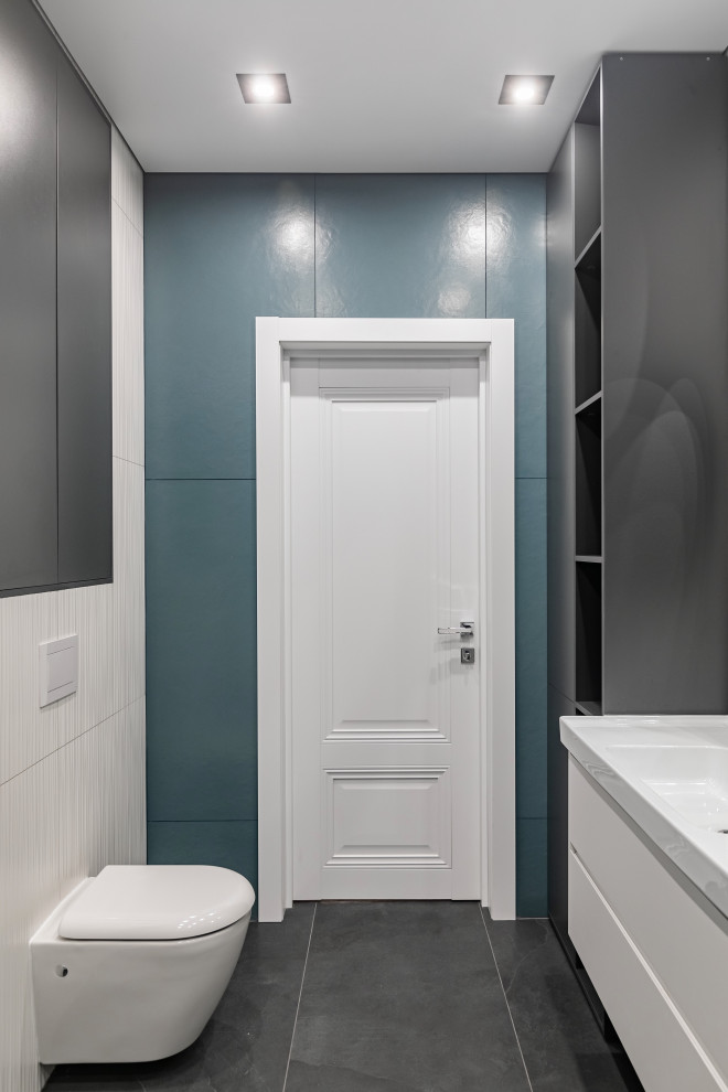 Яркий интерьер таунхауса