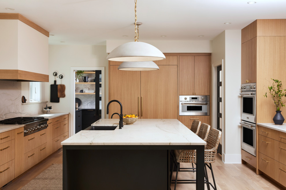 Example of a kitchen design in Minneapolis