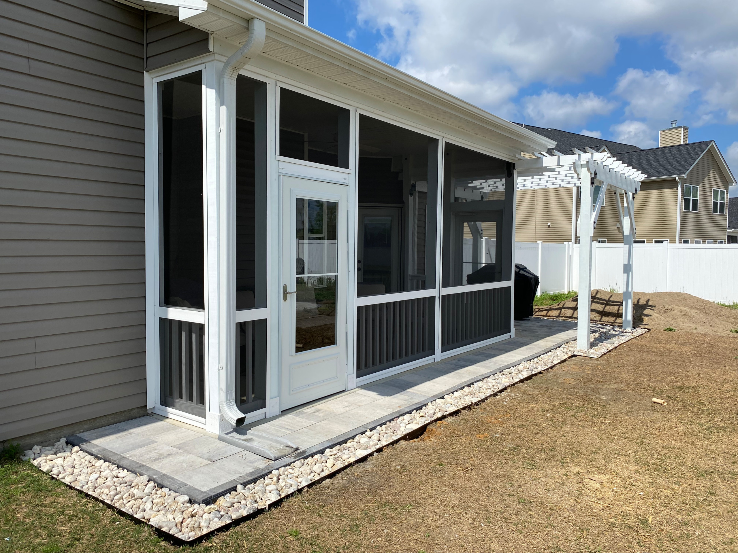 Shakespeare Backyard Patio and New Pergola