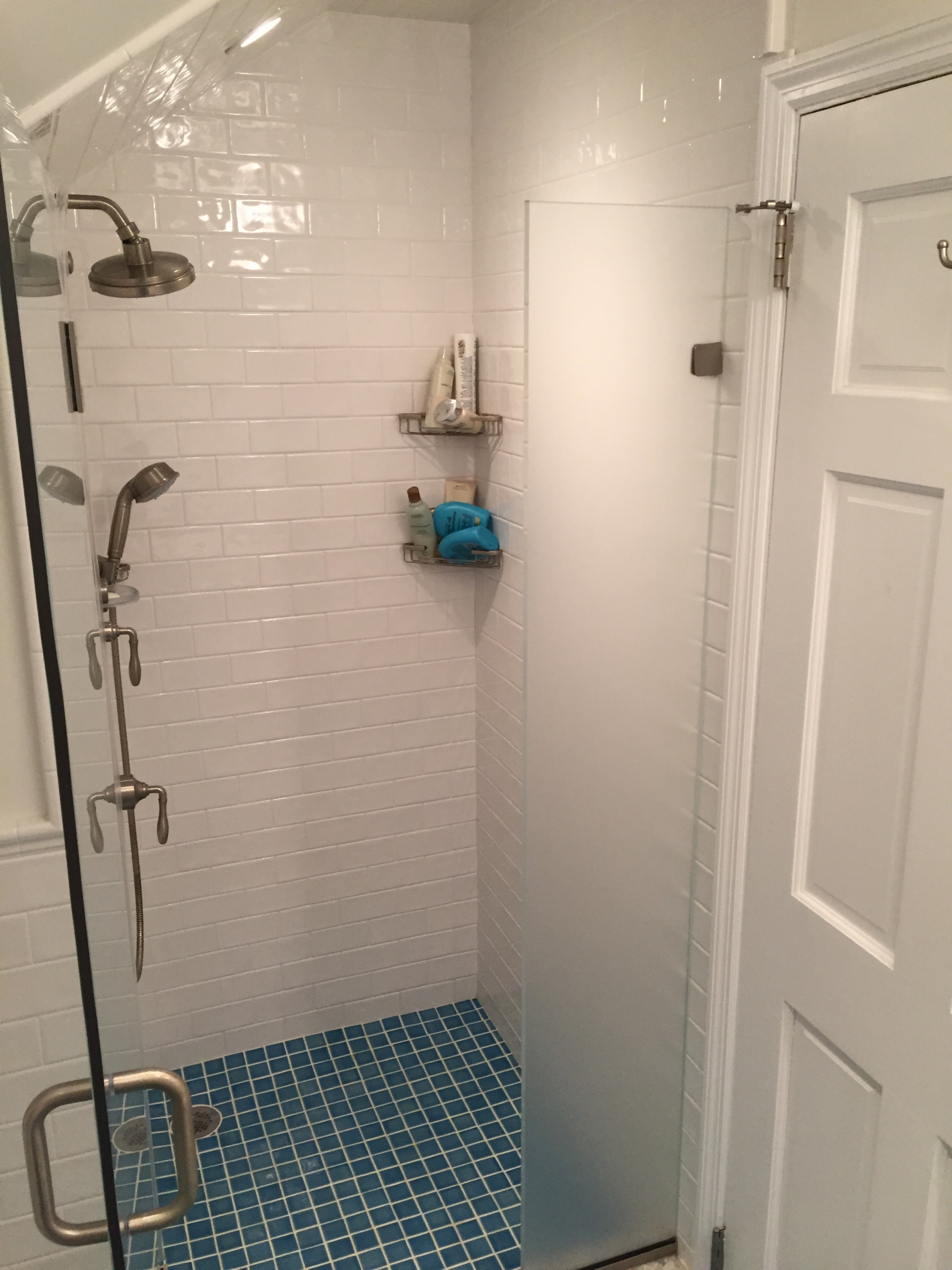 Koch's Master bathroom floor