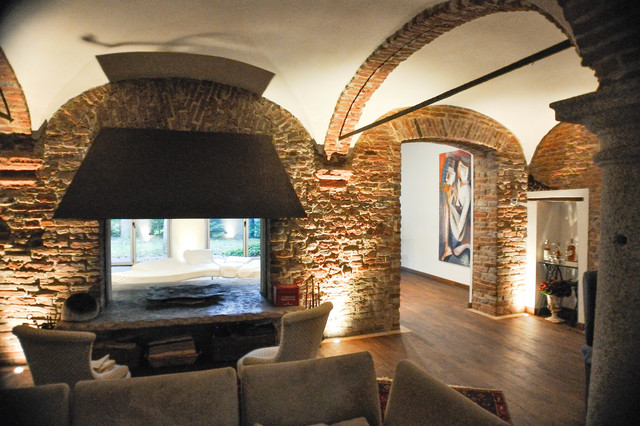 Una villa in citt&agrave; | 350 MQ modern-vardagsrum