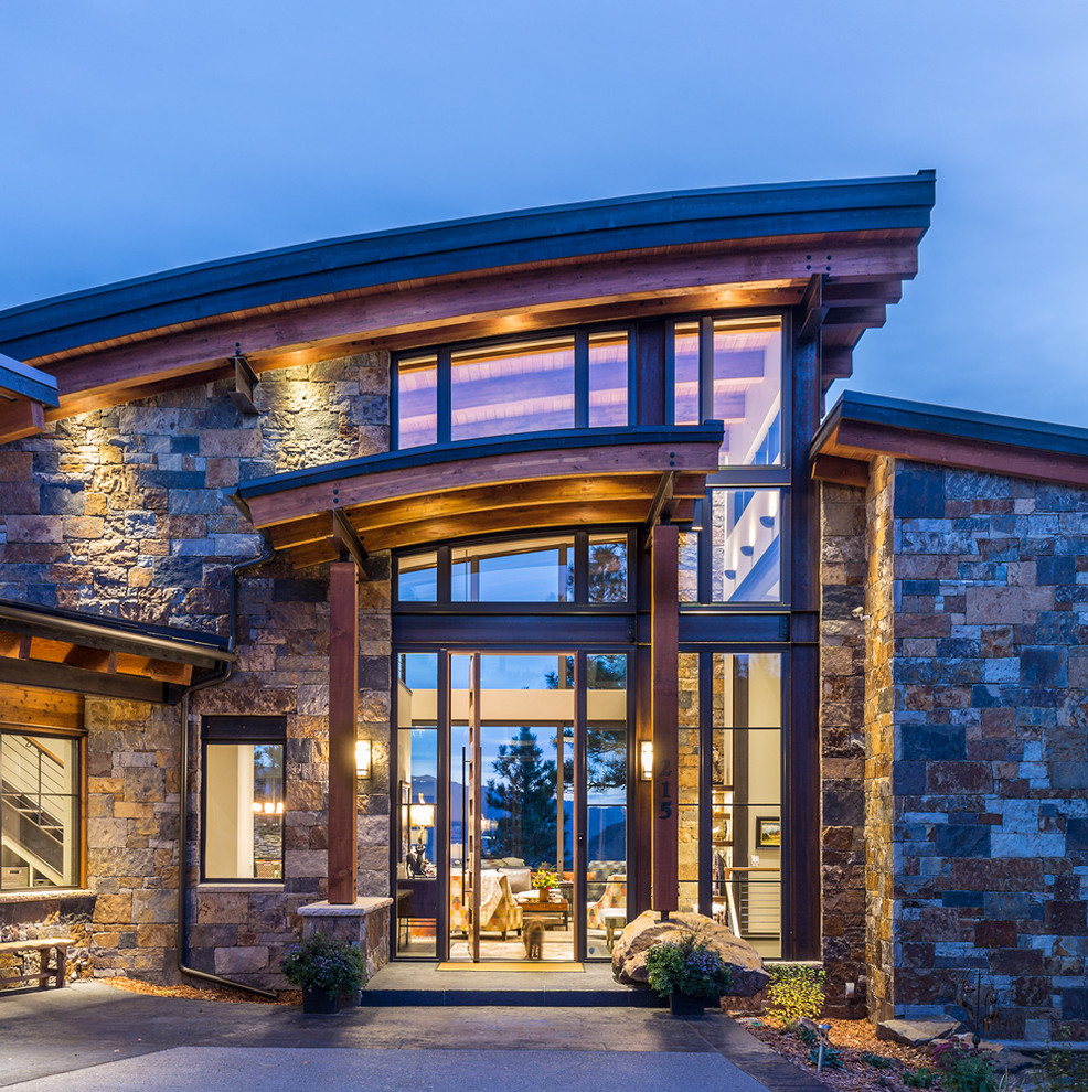 Mountain Side Modern Gem Contemporary Entry Albuquerque by