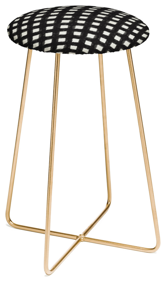 Deny Designs Triangle Footprint Cbw3M Counter Stool Contemporary