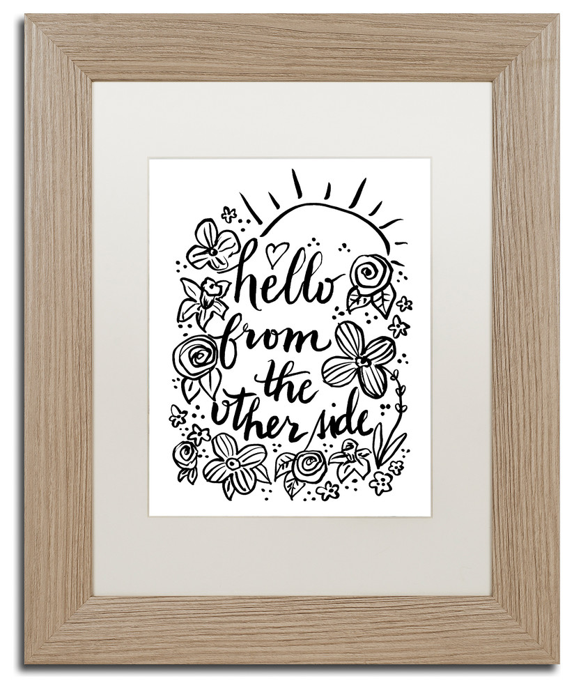 Elizabeth Caldwell Hello Other Side Art Contemporary Novelty Signs By Trademark Global