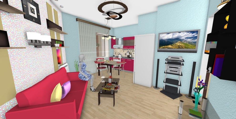 Квартира-студия 30 м2  для сына