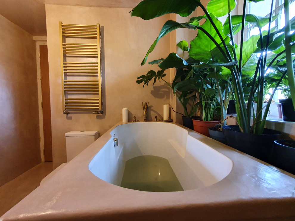 Microcement bathroom renovation