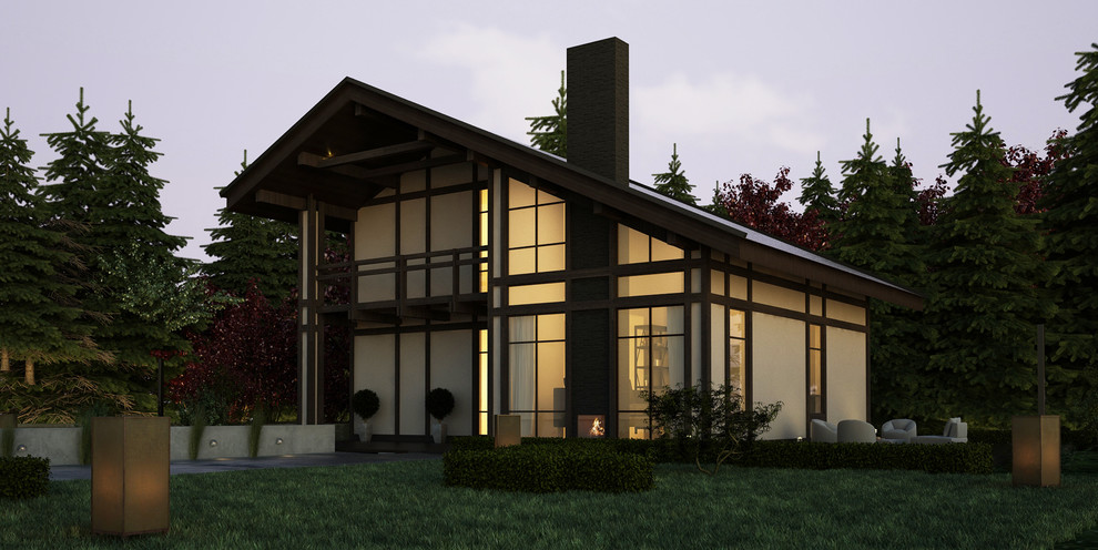 Экстерьер дома в стиле фахверк