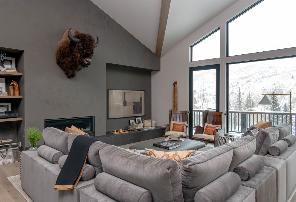 Mountain Lane - Modern - Living Room - Other - by Laura U Design ...