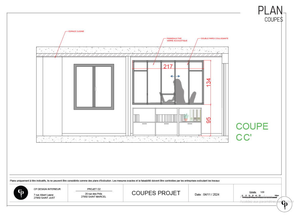 Projet des Prés - Rénovation d'une agence et création de nouveaux bureaux