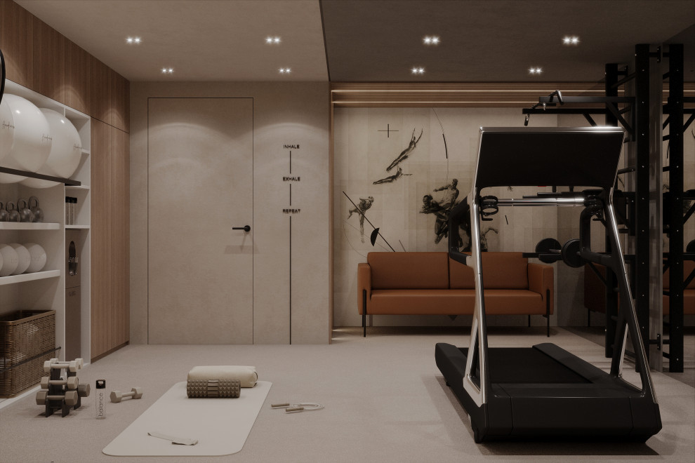 Цокольный этаж дома Тихая роскошь