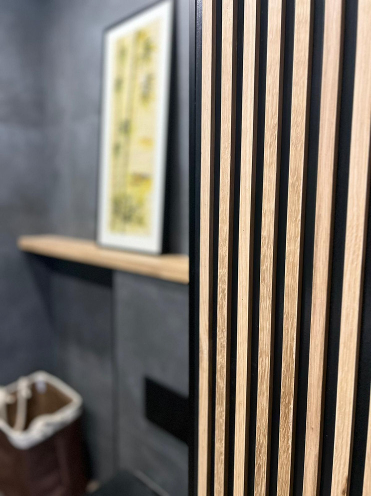 Bathroom detail | Custom-made Wood Panels