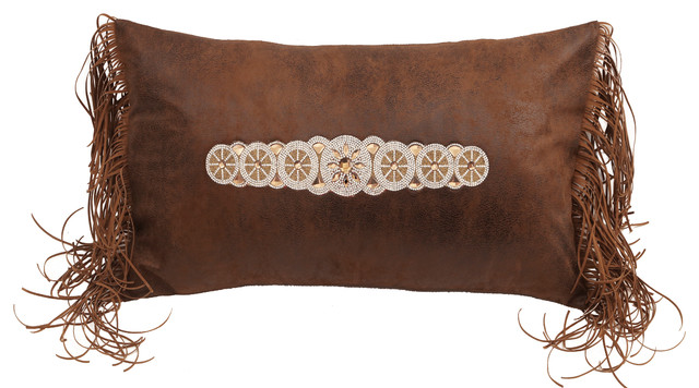 Beaded Fringe Pillow Southwestern Decorative Pillows By Carstens
