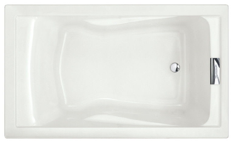 American Standard 2771.V002 Evolution 60" Acrylic Soaking Bathtub - White