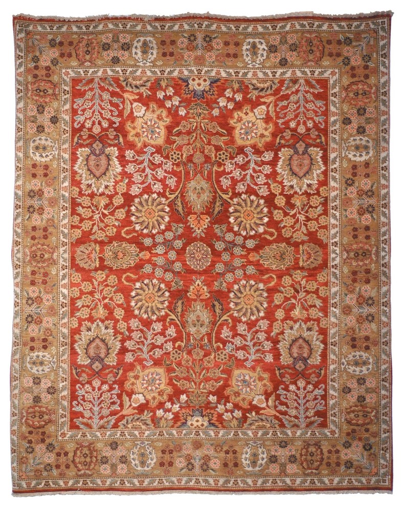 Safavieh Old World OW116A Red/Gold Rug, 2'6"x10'Runner