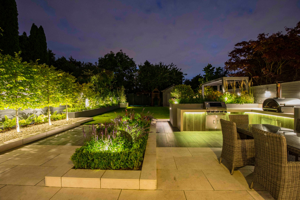 Design ideas for a contemporary garden in Dublin.