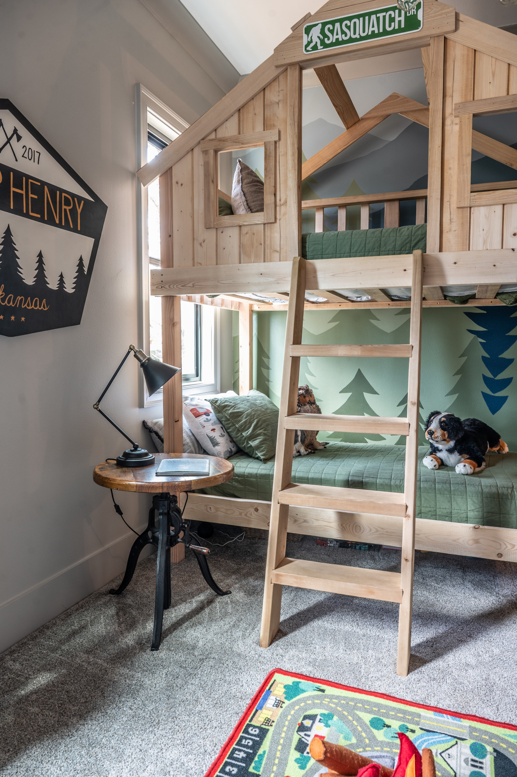 Kids Camp Themed Bedroom