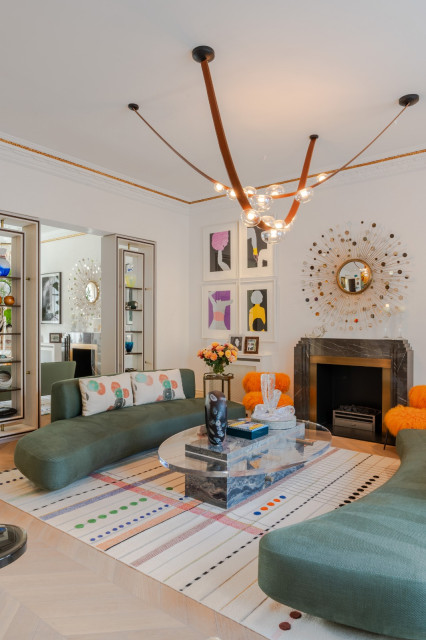Frognal trendy-dagligstue