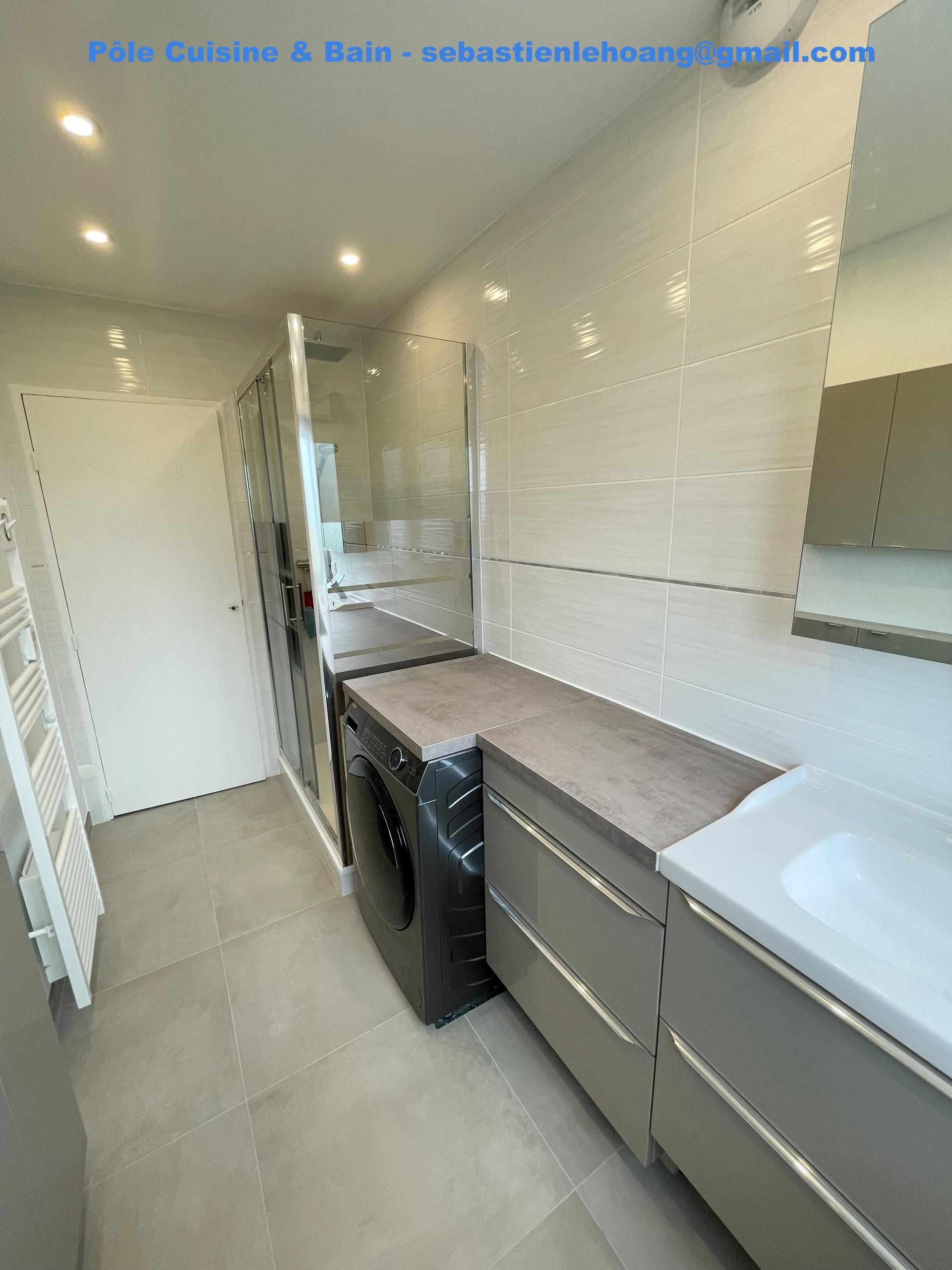 Rénovation salle de bain en salle d'eau