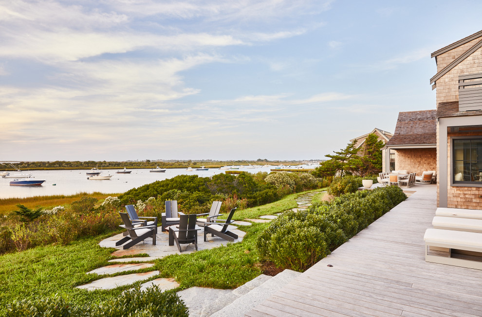 Inspiration for a beach style deck in Boston.